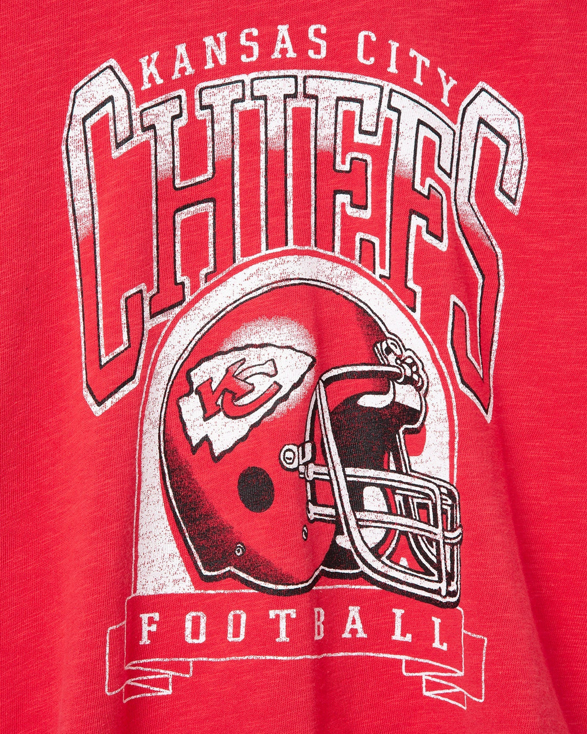 Chiefs Helmet MN Crop Tee