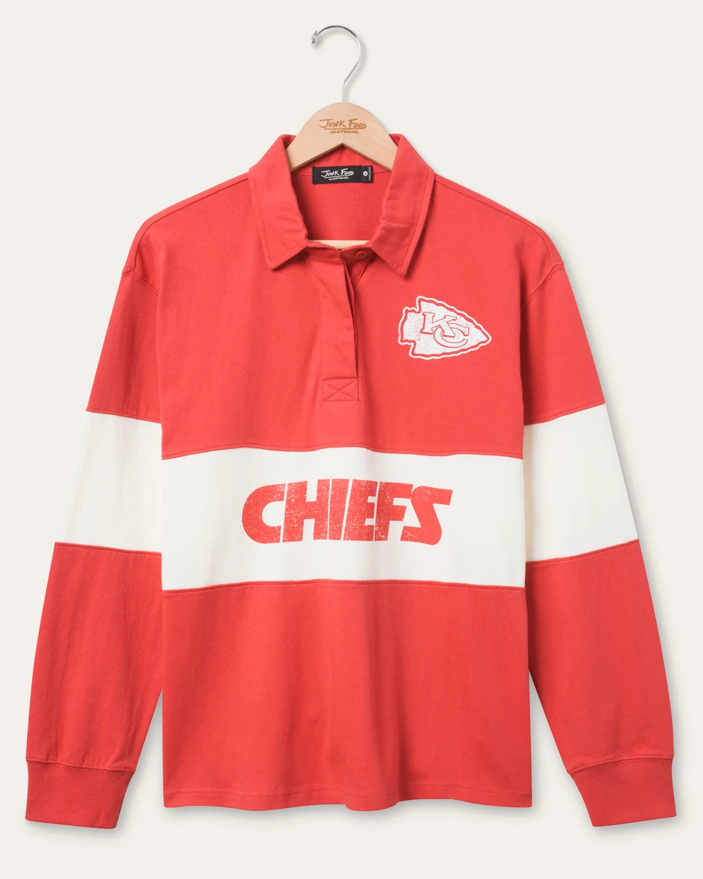 chiefs rugby gear Women's Kansas City Chiefs Rugby Long Sleeve