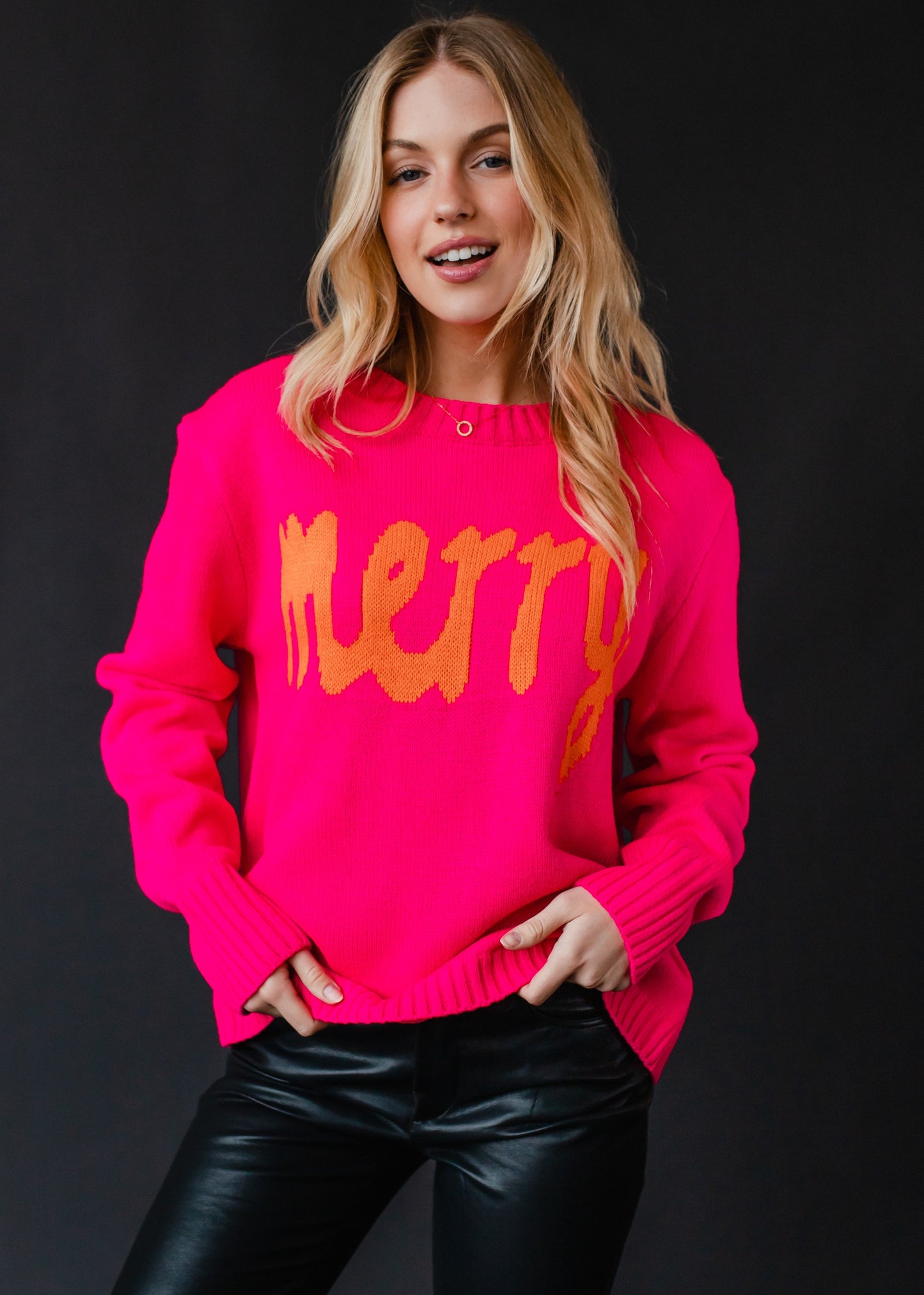 Merry Sweater - Pink