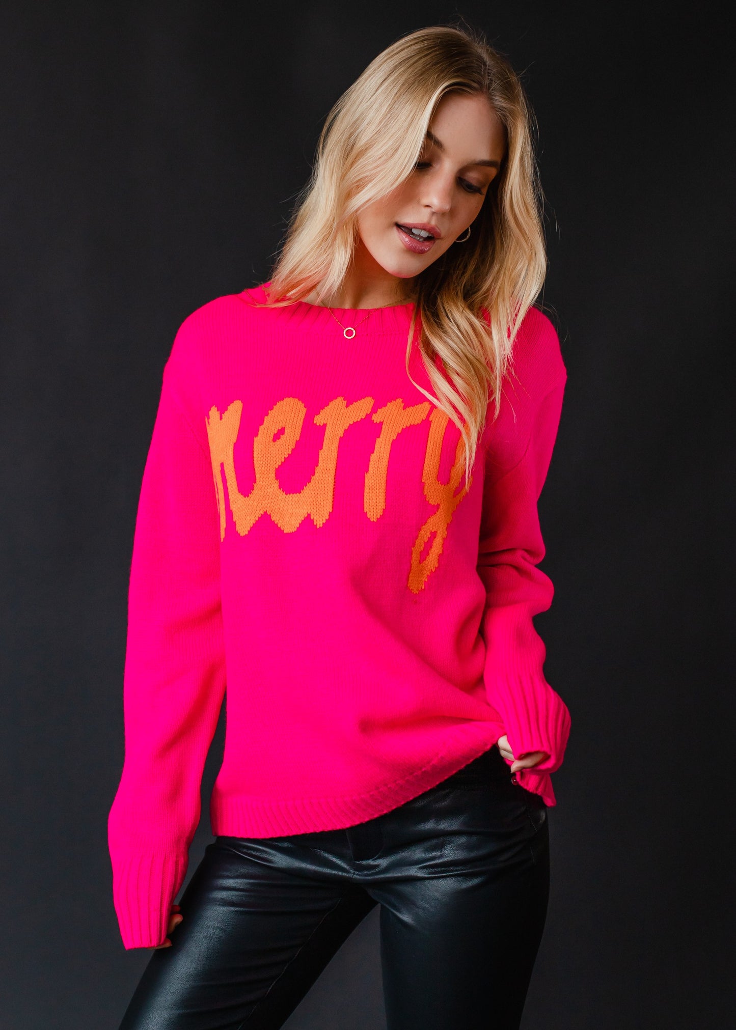 Merry Sweater - Pink