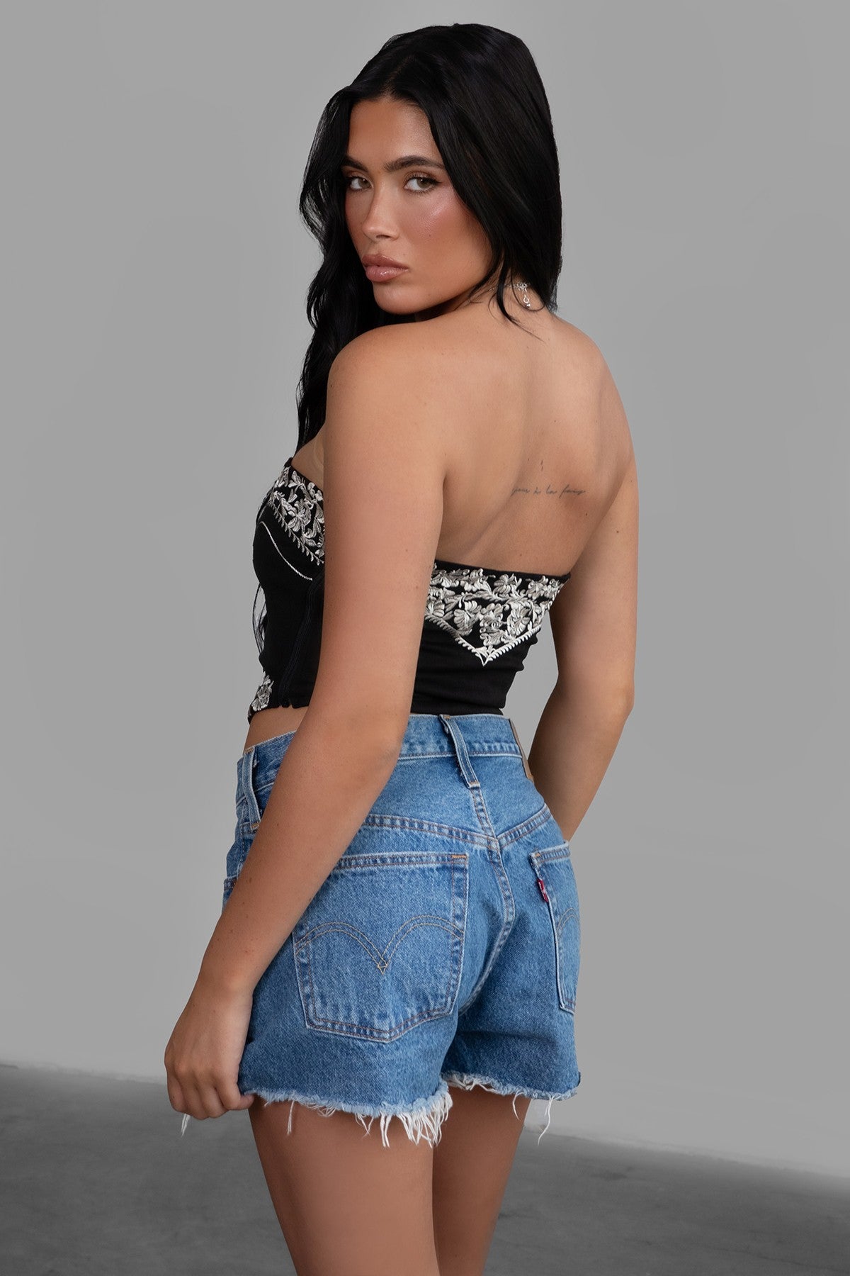 Montana Crop Top - Black