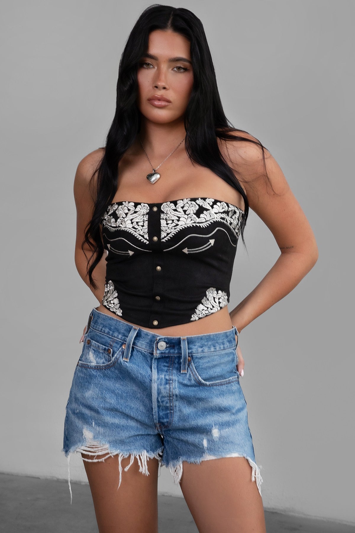 Montana Crop Top - Black