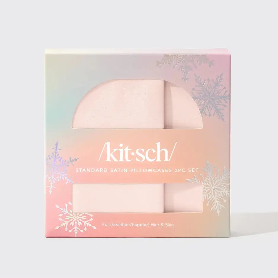 Holiday Standard Pillowcase 2pc - Blush