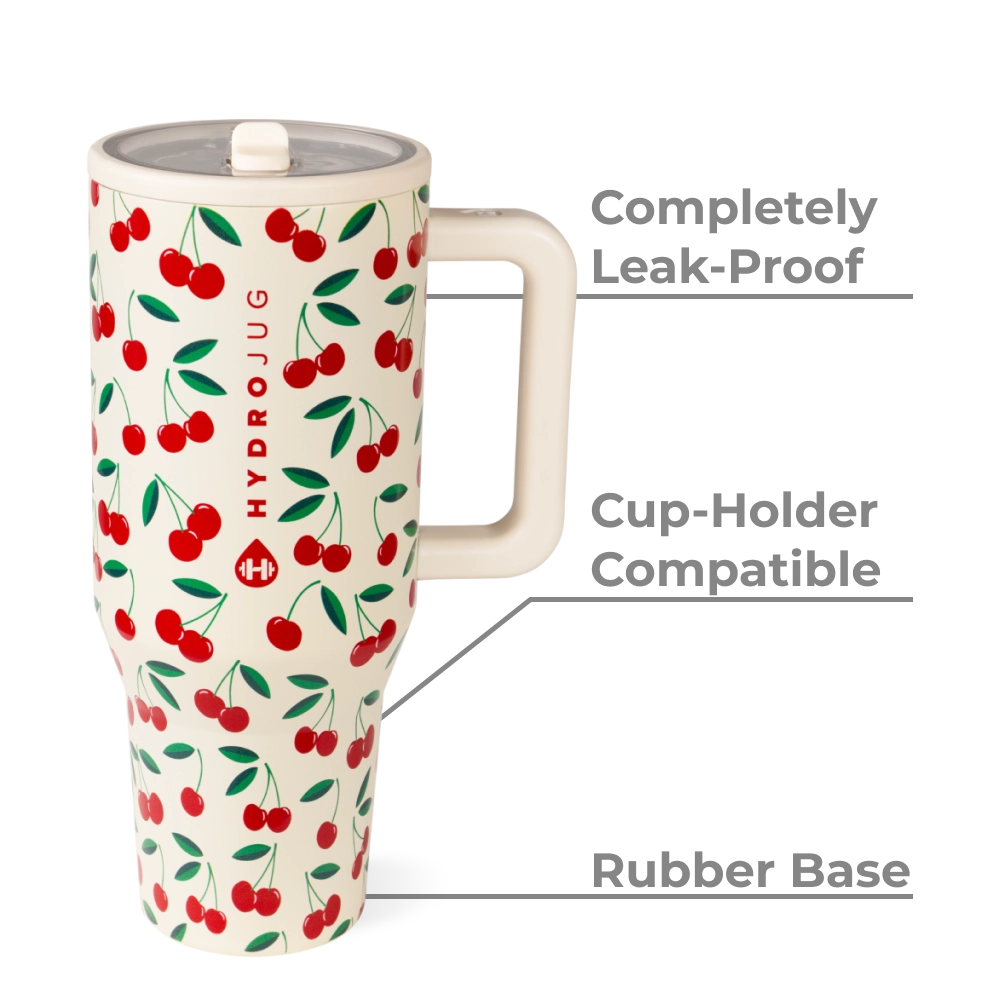 Cherries HydroJug 32oz Traveler Tumbler