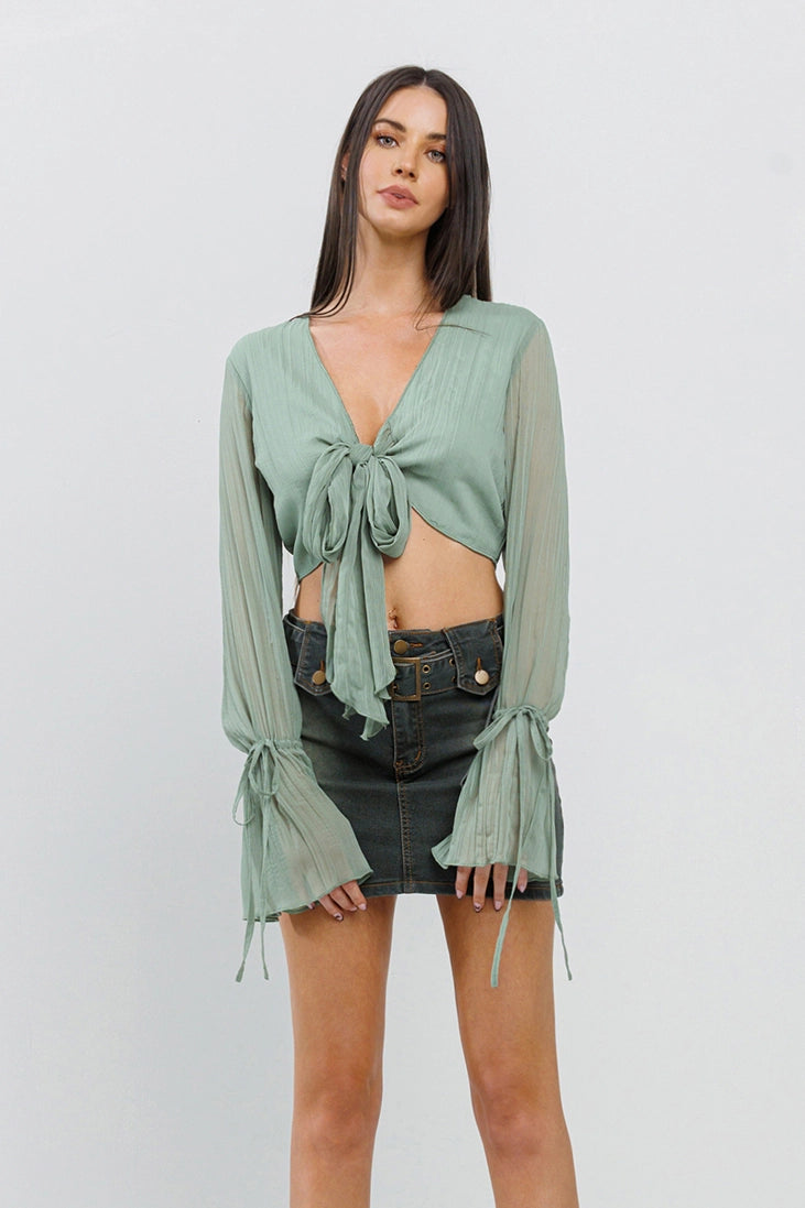 Zuri Top - Sage
