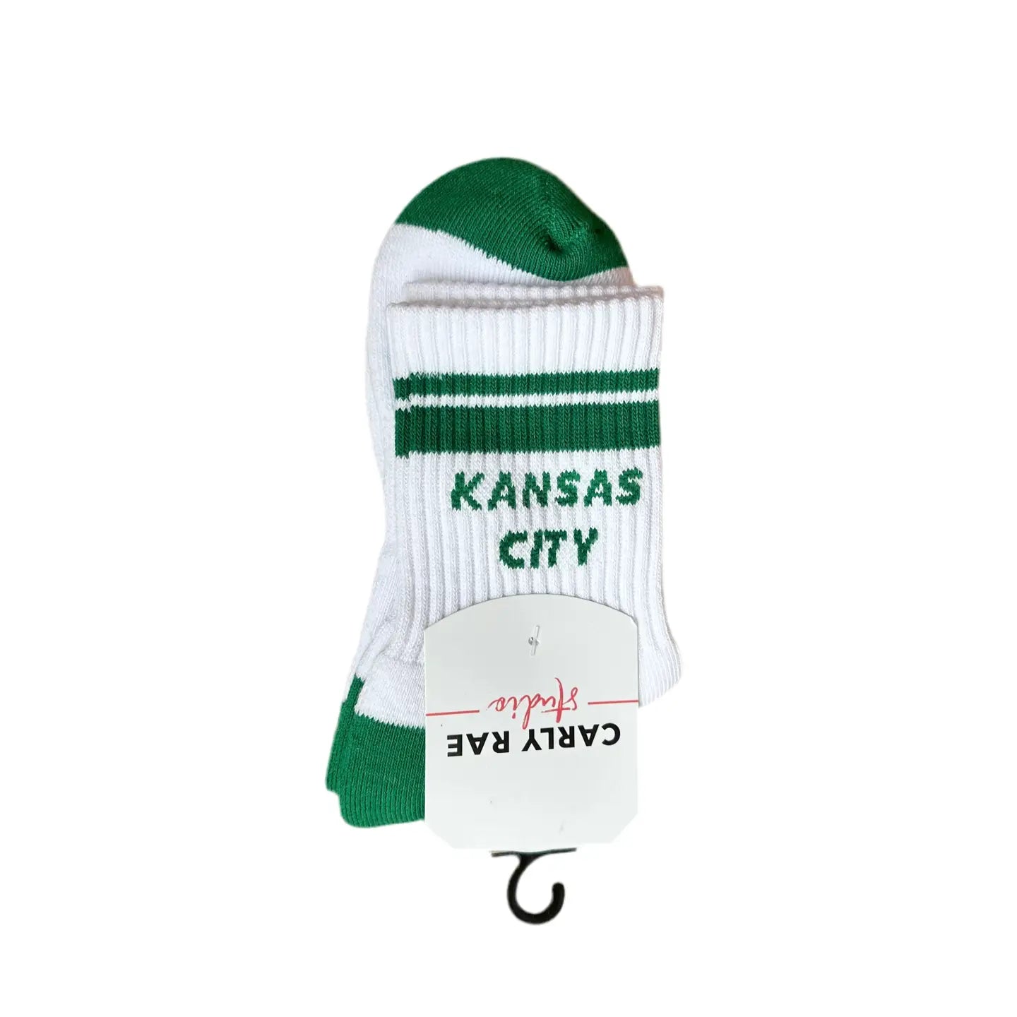 Kansas City Crew Socks - White & Green