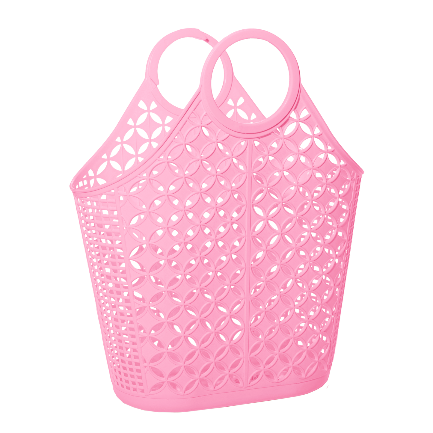 bubblegum pink Jelly Tote Bag