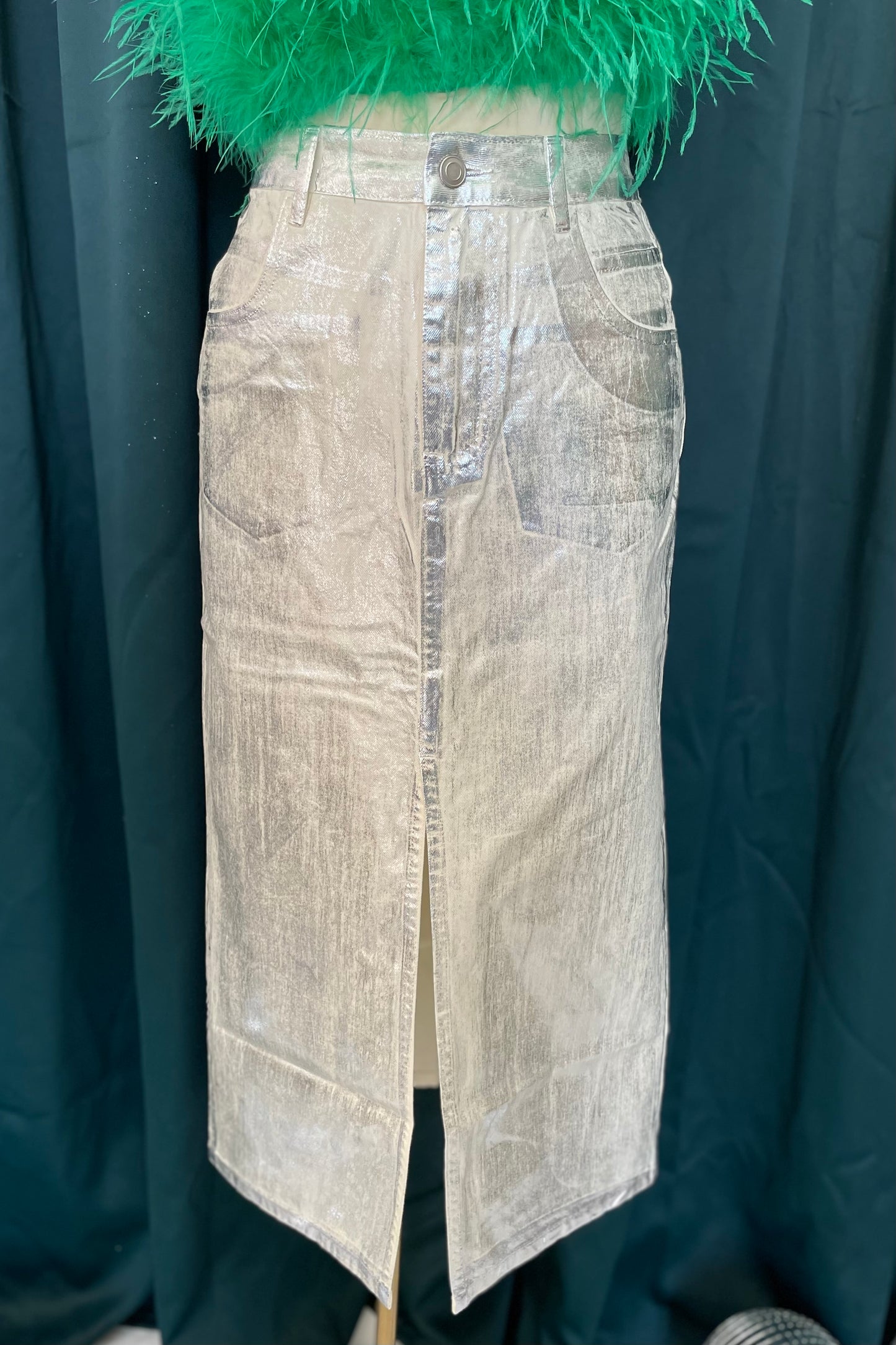 Big Complex Midi Skirt