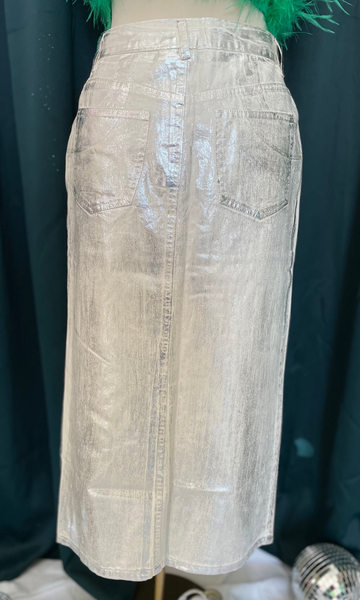 Big Complex Midi Skirt