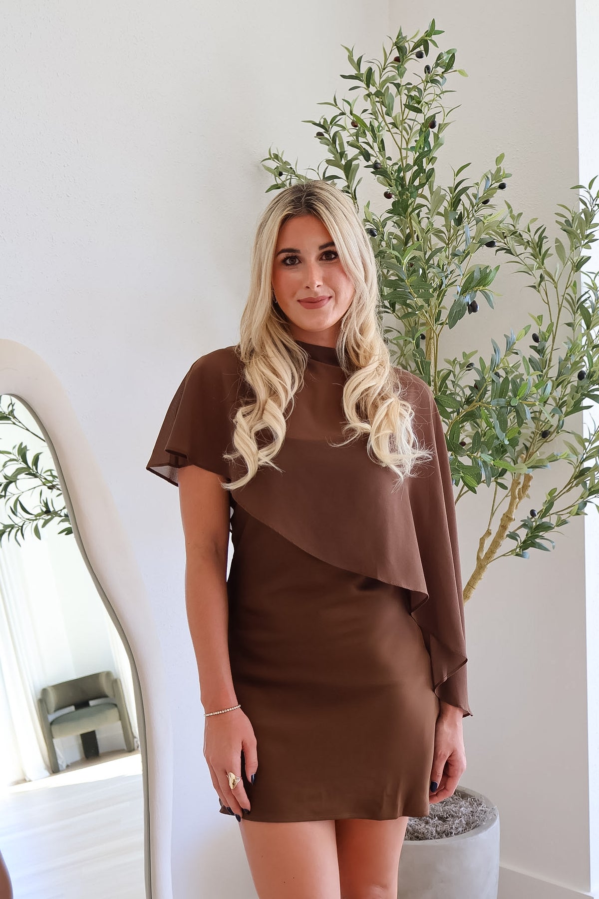 Lottie Dress Brown