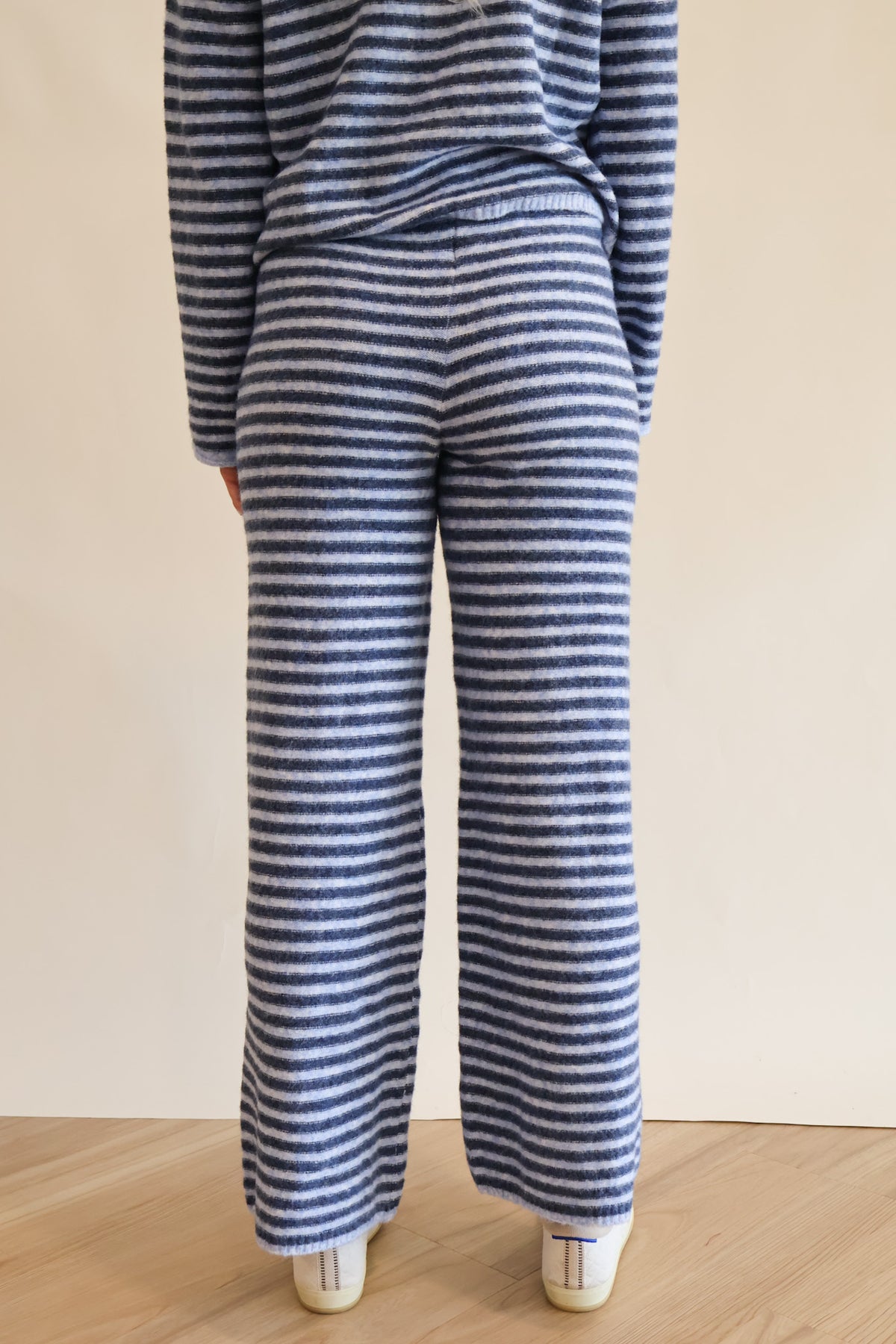 Ella Striped Pants dark blue-sky