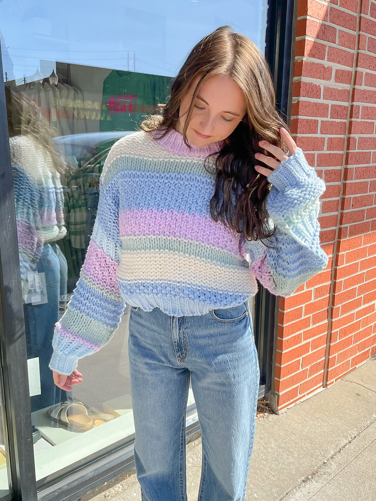 The Cozy Knit Sweter - Lilac