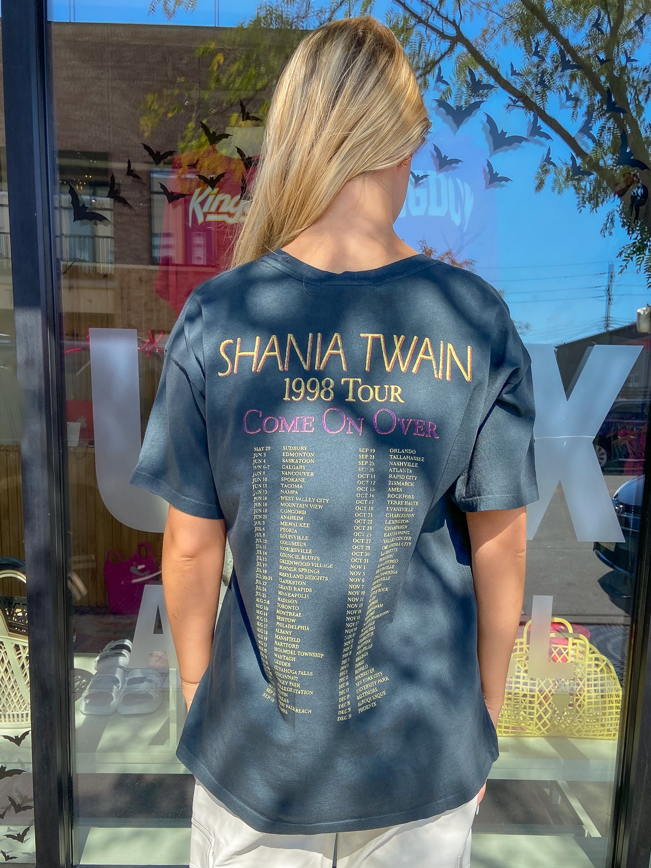 Shania Twain Come On Over 1988 Tour Merch Tee