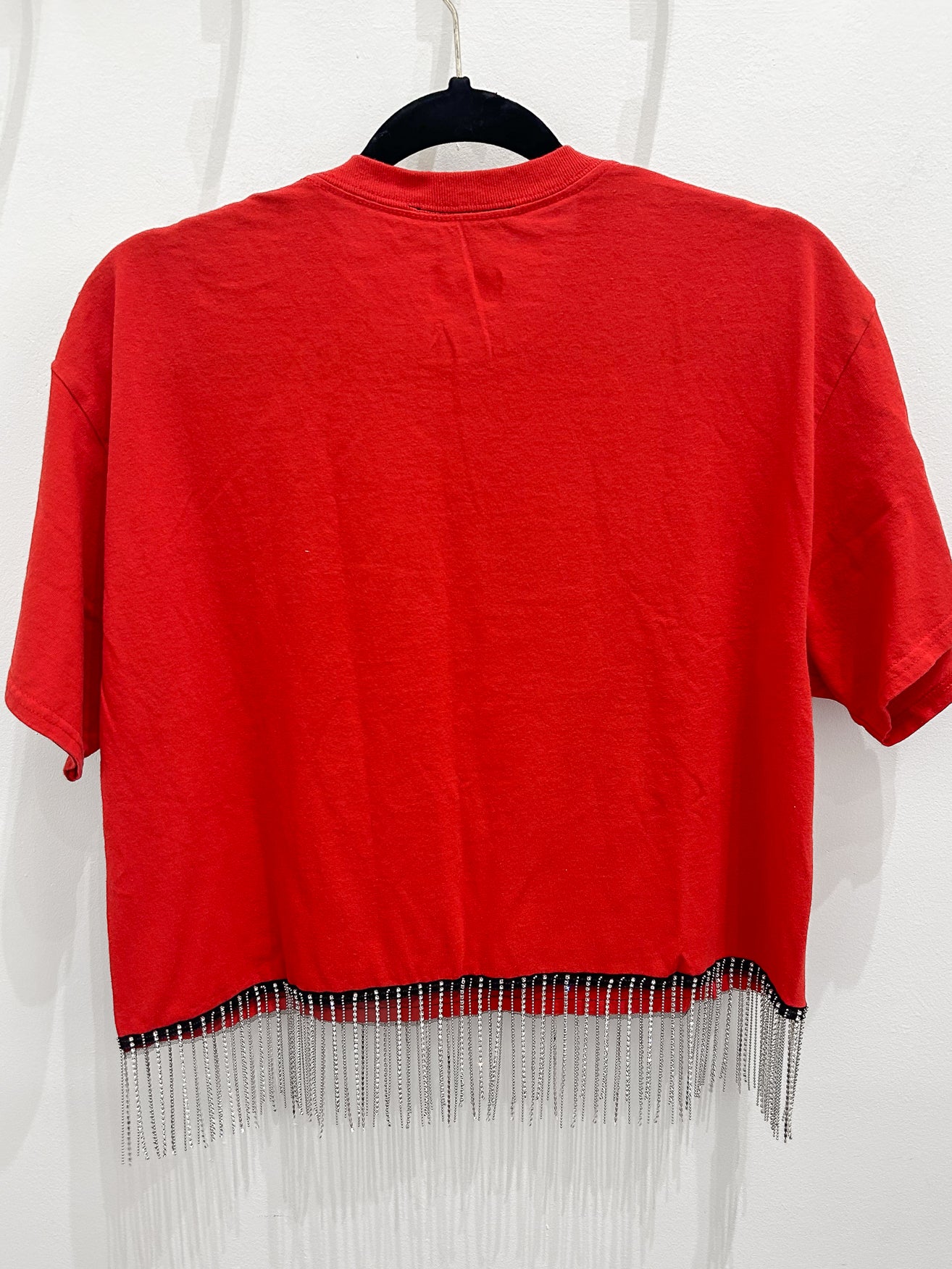2018 Division Champs Rhinestone Fringe Tee