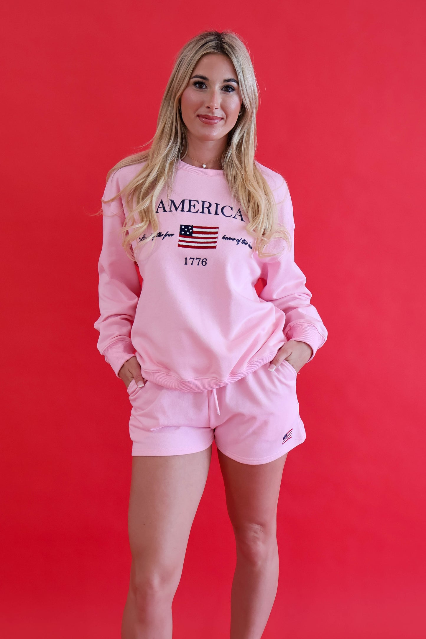 Pretty in Patriot Shorts