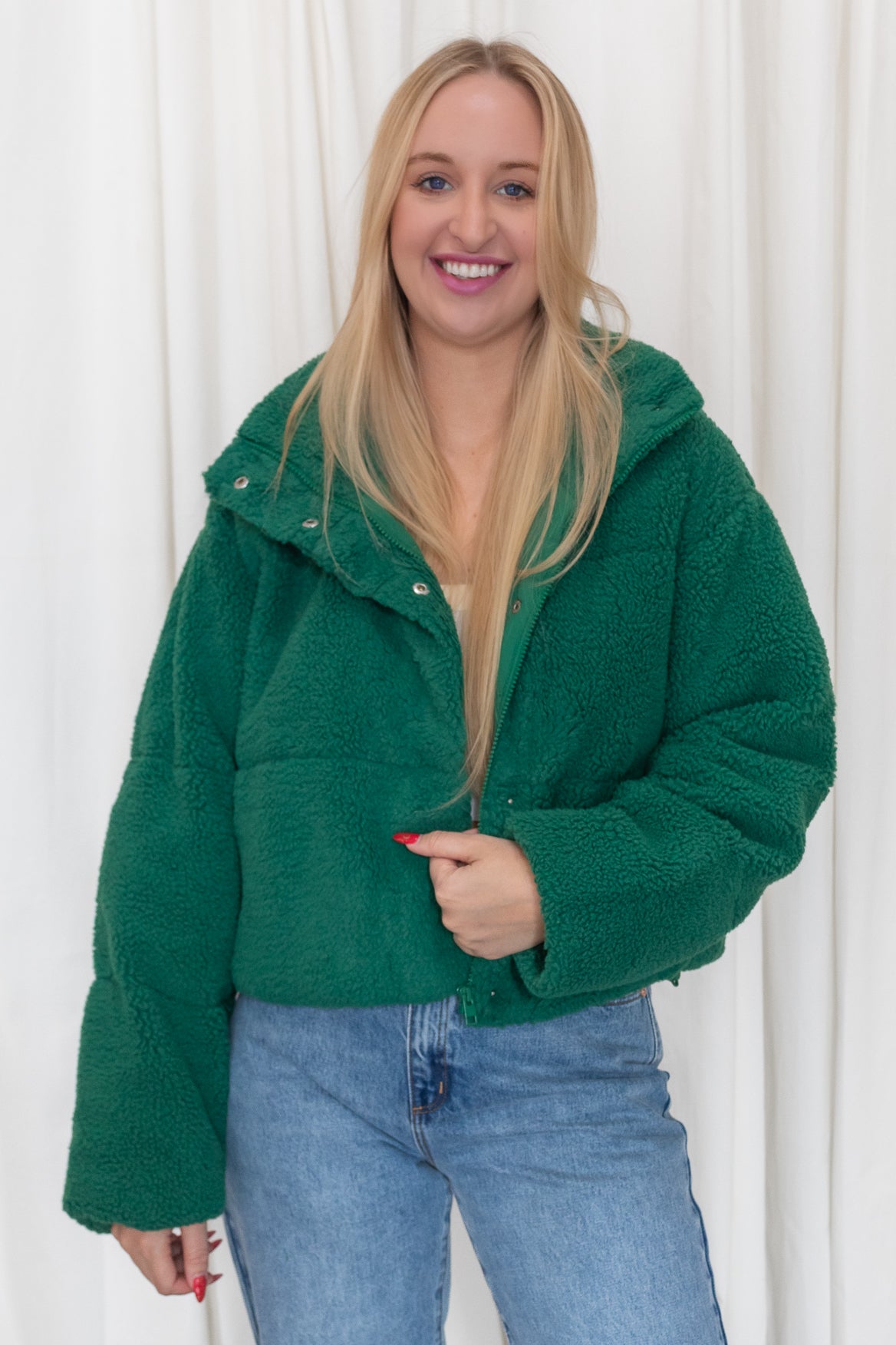 Plush Jacket - Green