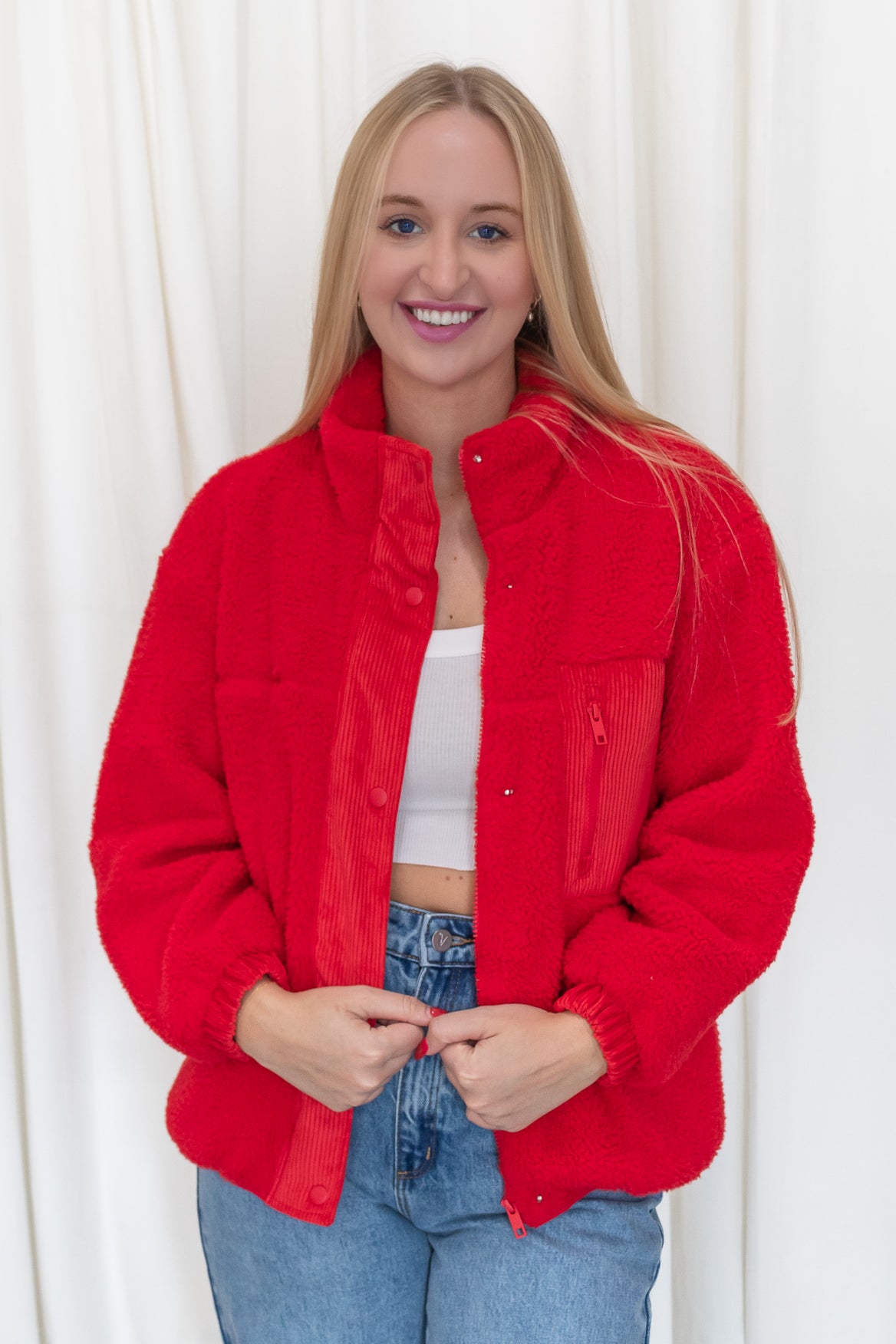 Logan Jacket - Red
