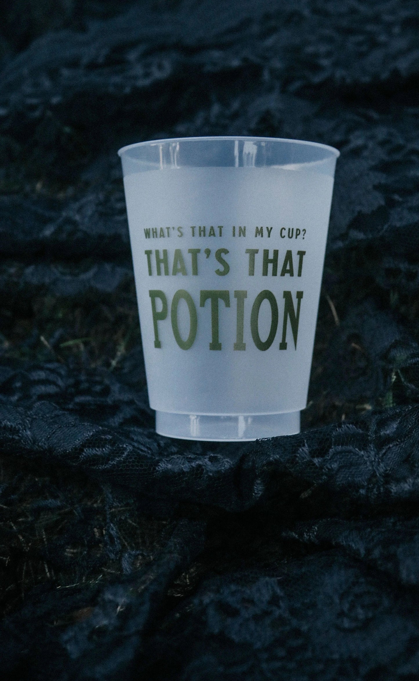 What's that in my cup? Thats that potion. Frosty Cup.