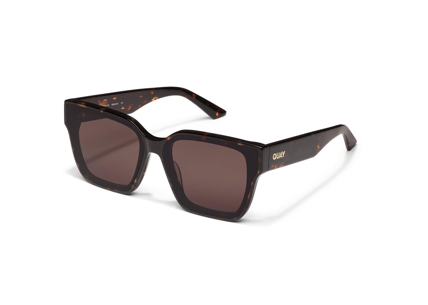 QUAY SUNGLASSES - Drive In - Dark Tort Frame / Brown Lens