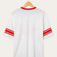 Kansas City Chiefs Oversized Striped Ringer Tee