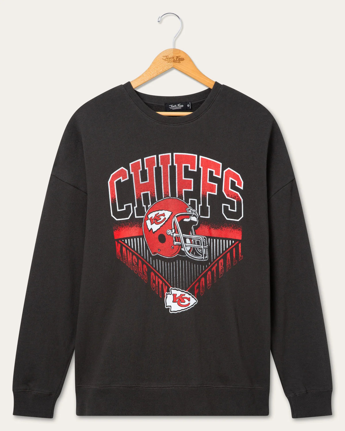 Kansas City Chiefs Drop Shoulder Crew Fleece