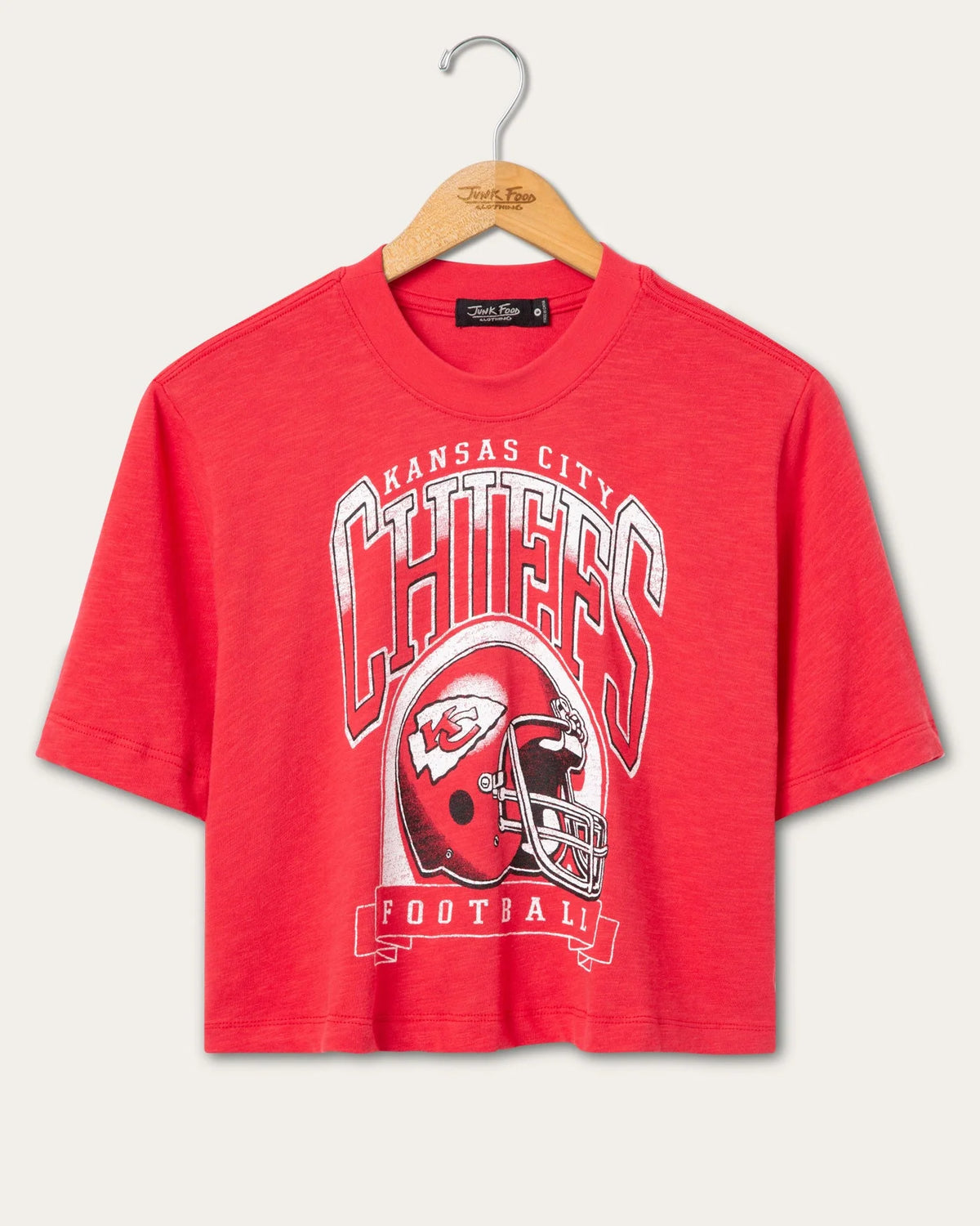 Chiefs Helmet MN Crop Tee