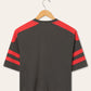 Chiefs Bling Striped Crop Tee
