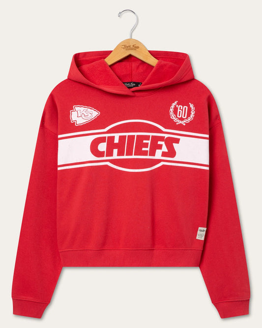 Kansas City Chiefs Oversized Crop Hoodie