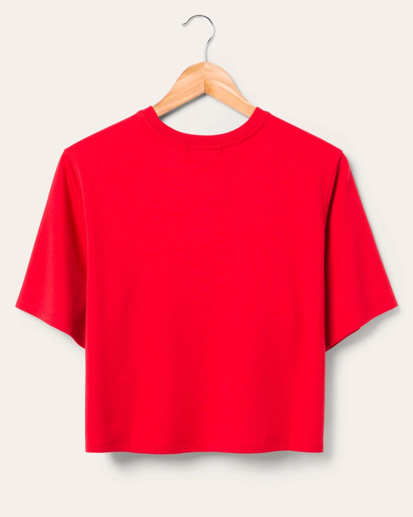 Chiefs Color Block Crop Tee