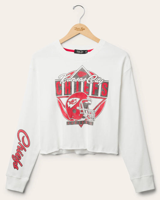 Chiefs Helmet Crop Fleece