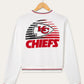 Kansas City Chiefs Cropped Striped Fleece