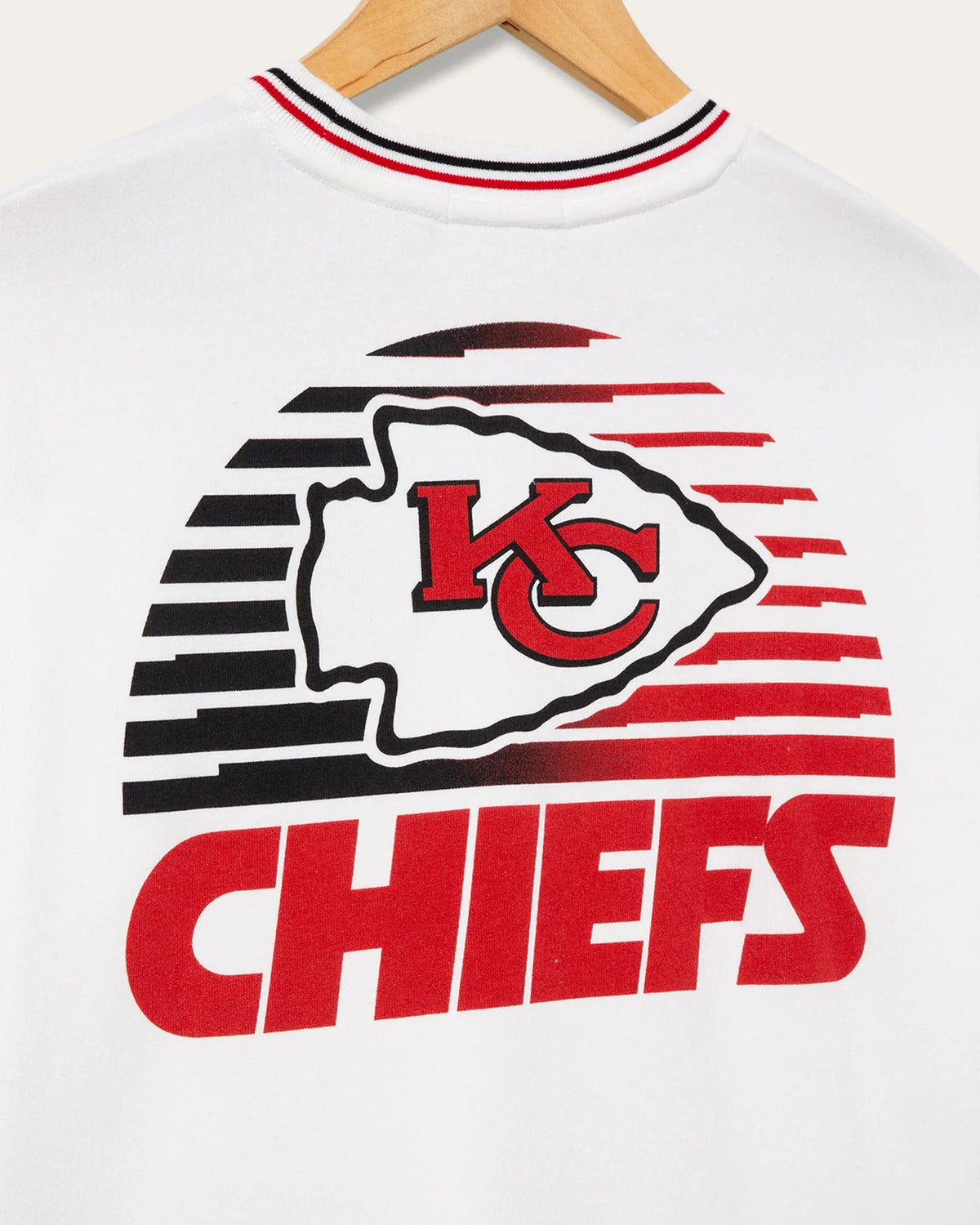 Kansas City Chiefs Cropped Striped Fleece
