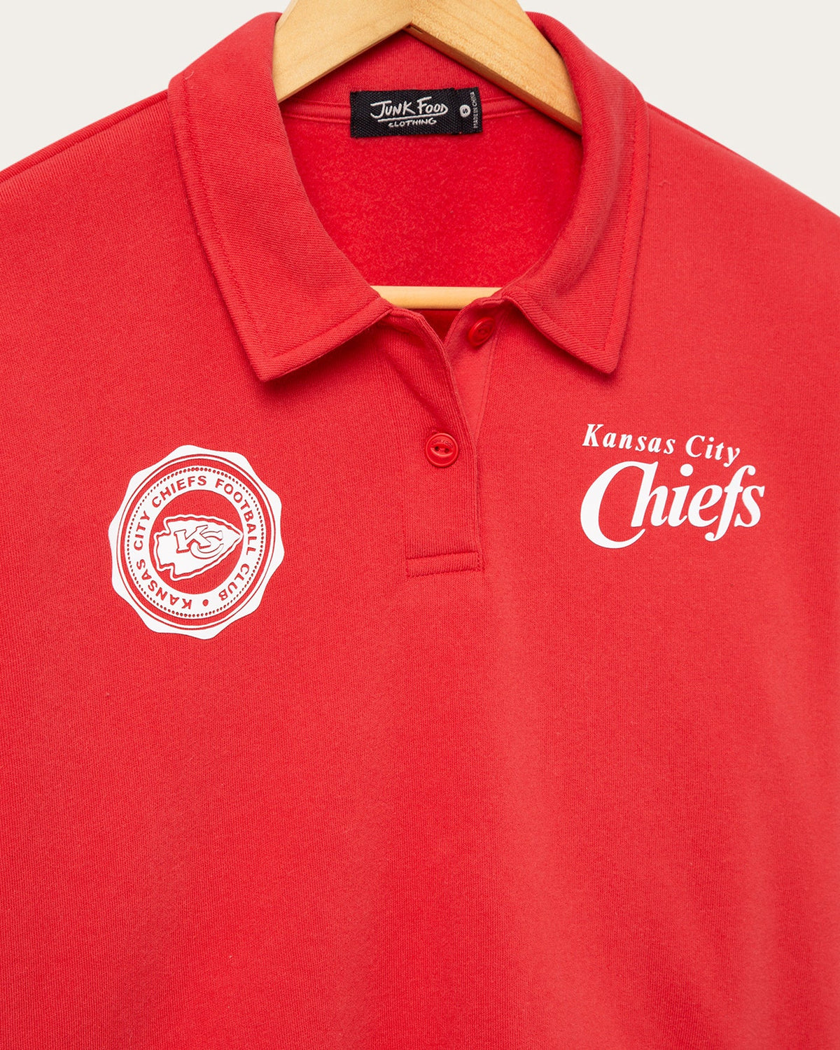 Kansas City Chiefs Polo Crop Fleece