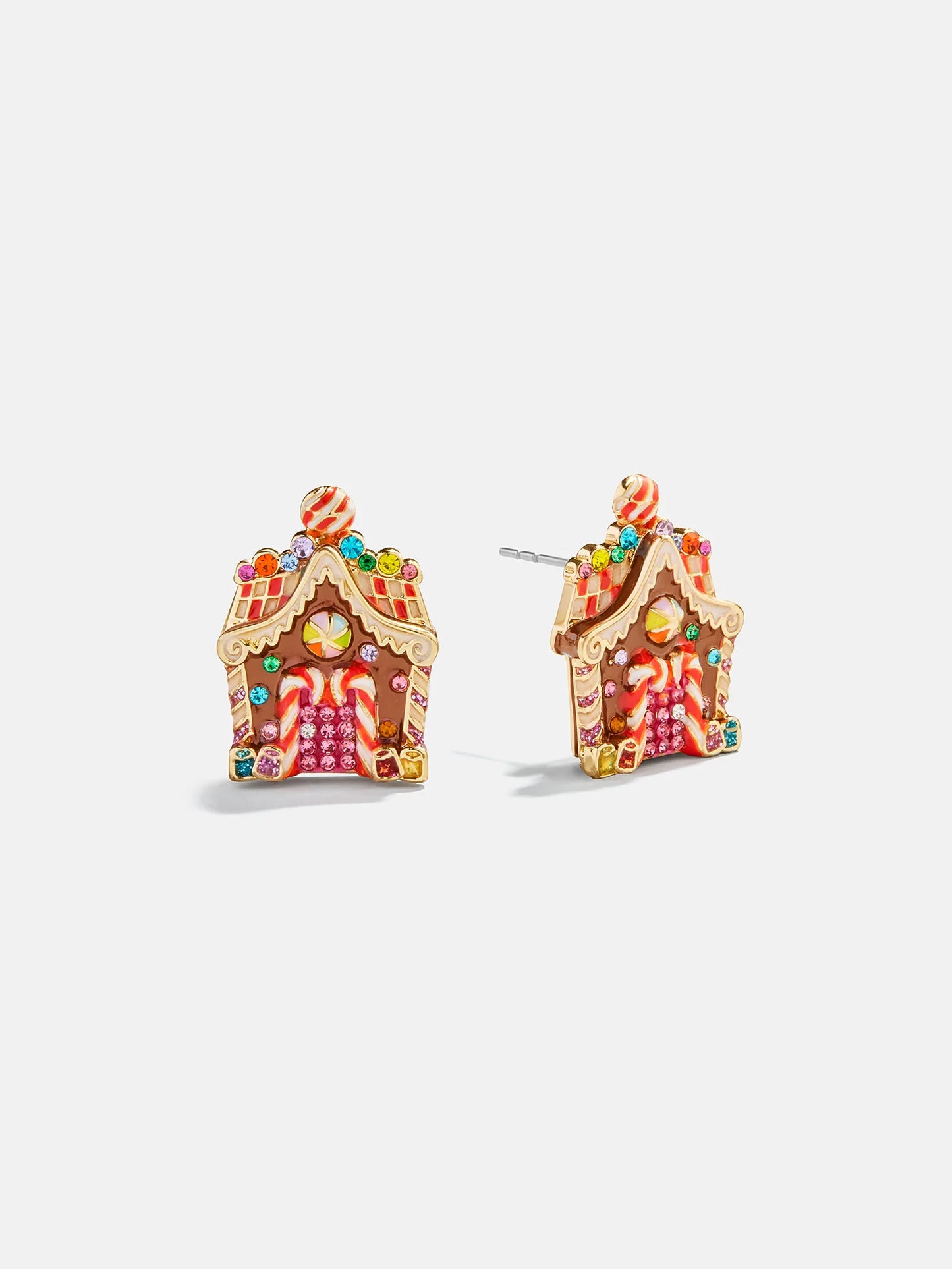 Sweet Noel Gingerbread House Earrings