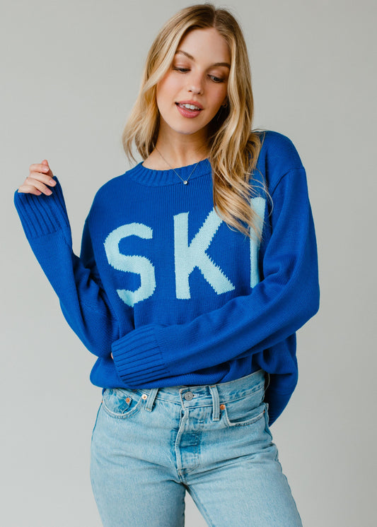 Ski Sweater - Blue