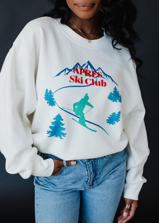 ski club sweatshirt