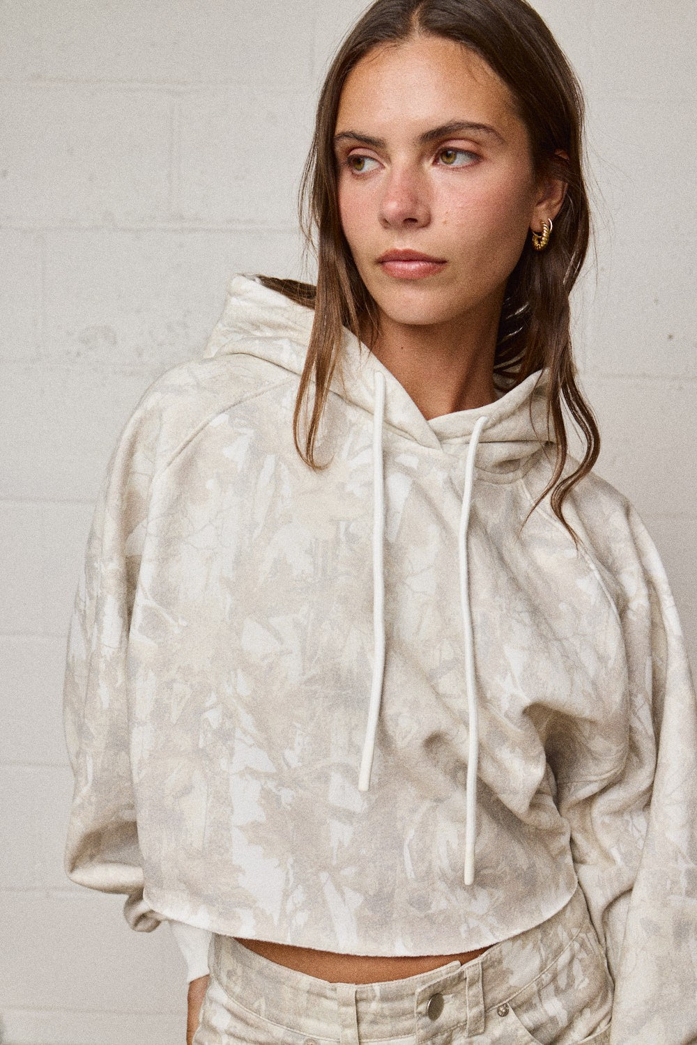 Barely There Cropped Hoodie