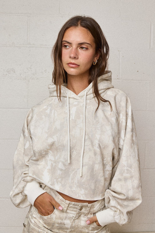 Barely There Cropped Hoodie