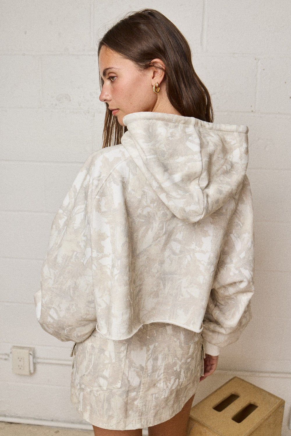 Barely There Cropped Hoodie