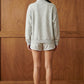 Mother Mockneck Sweatshirt - Grey