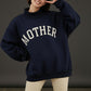 Mother Mockneck Sweatshirt - Navy