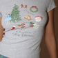 Santa's Favorite Graphic Tee - Grey