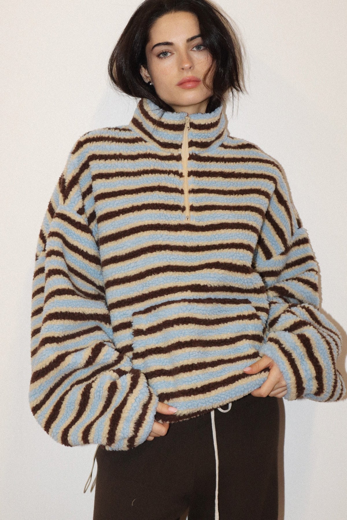Wren Sherpa Jacket - Butter Brown