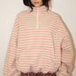 Wren Sherpa Jacket - Cream/Pink