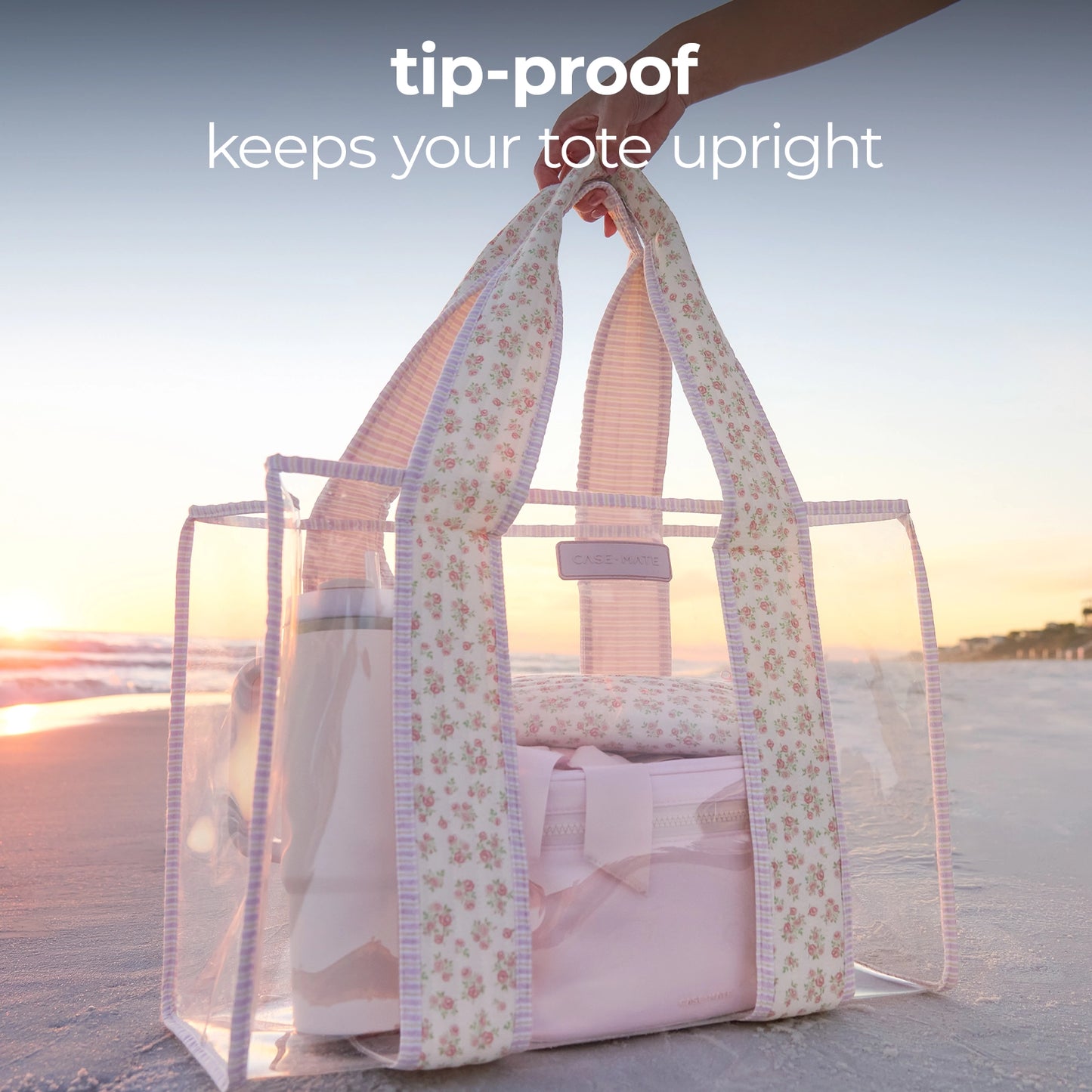 Case-Mate Quilted Ditsy Floral Jelly Tote Bag