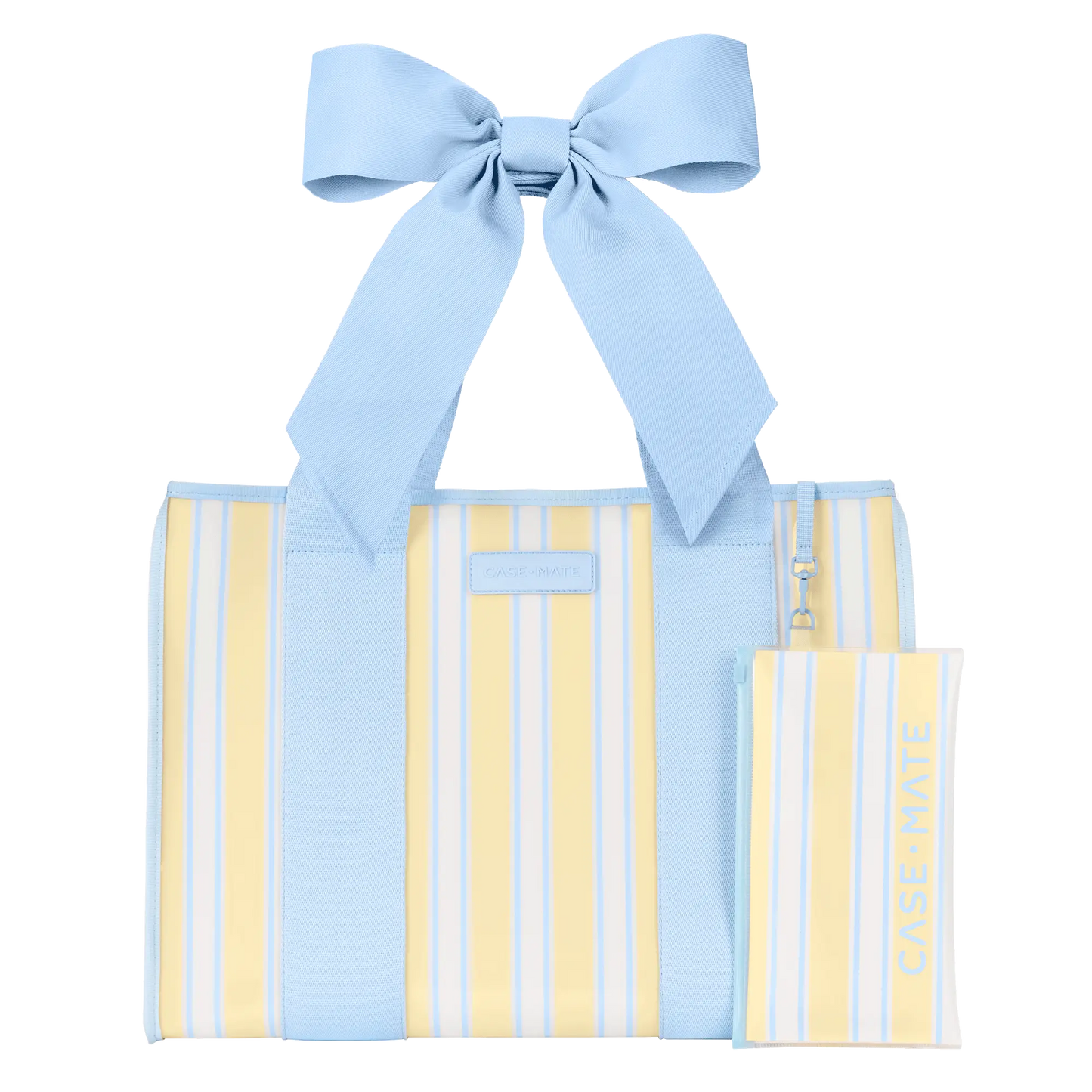 Case-Mate Cabana Stripe Bow Jelly Tote Bag
