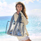 Case-Mate Navy Gingham Jelly Tote Bag