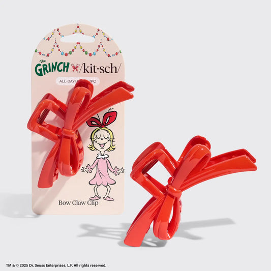 The Grinch Bow Claw Clip