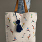 Skiing People Tote