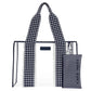 Case-Mate Navy Gingham Jelly Tote Bag